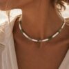 collier nola agate verte collier nola agate verte