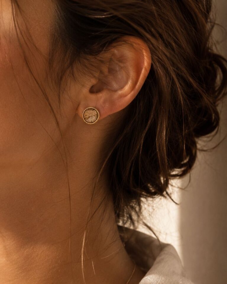 boucles d'oreilles emllo jaspe boucles d'oreilles emllo jaspe