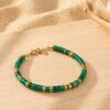 bracelet olivine agate verte bracelet olivine agate verte bohm paris