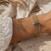 bracelet jonc ayden turquoise africaine