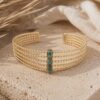 bracelet jonc ayden turquoise africaine