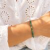 bracelet olivine agate verte bracelet olivine agate verte