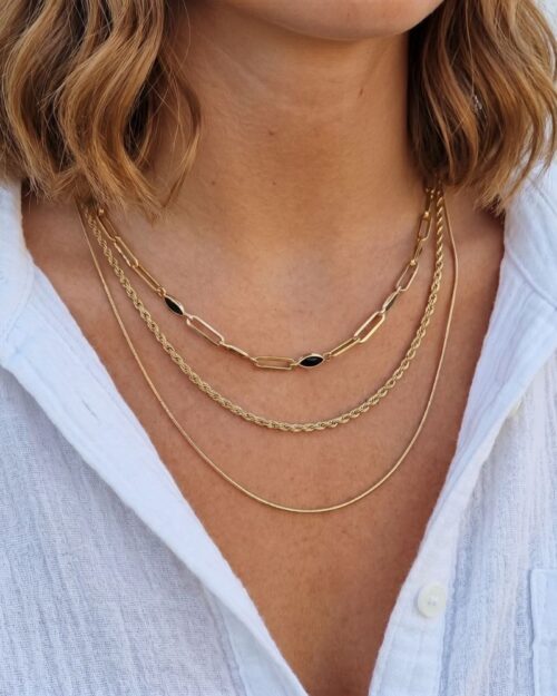 collier multirang perles noires collier multirang perles noires