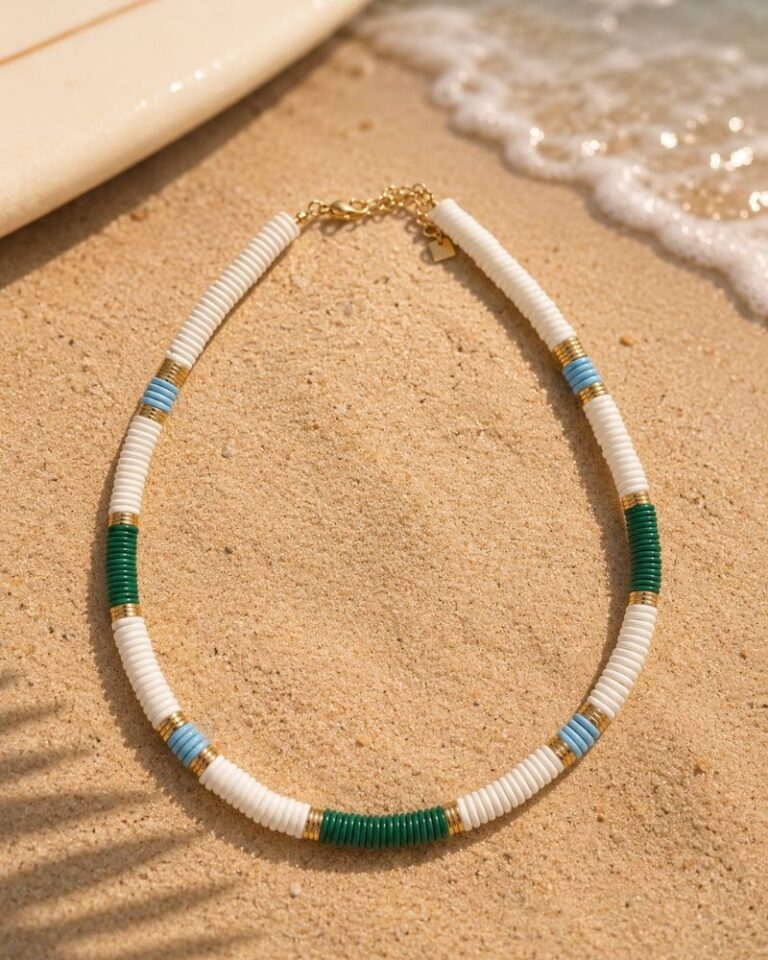collier shera vert/bleu collier shera vert/bleu