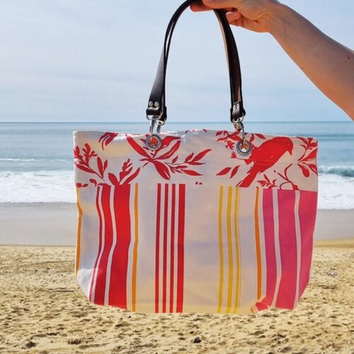 sac reversible rose Brigitte Bardot