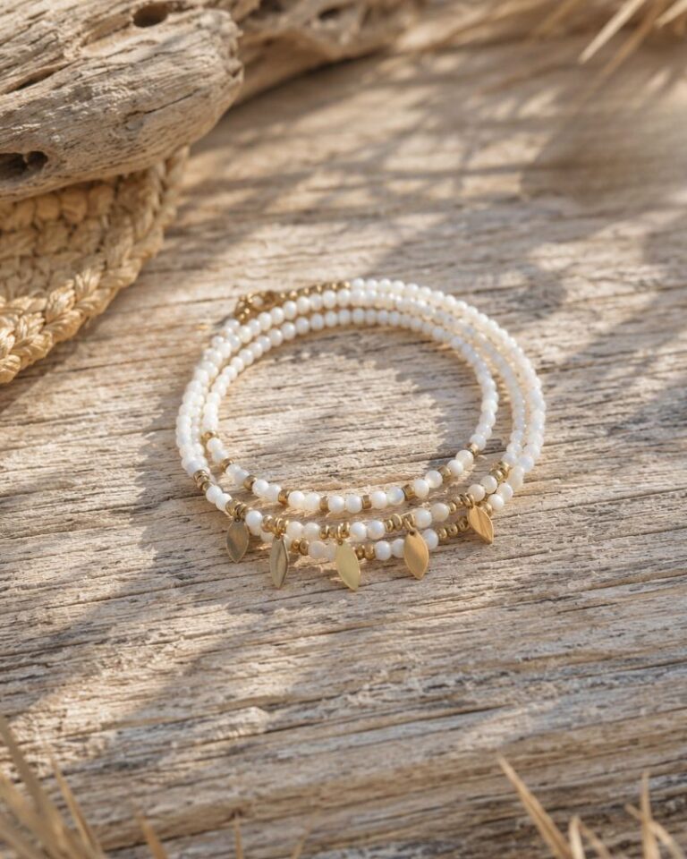 bracelet multirang nacre bracelet multirang nacre