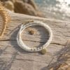 bracelet multirang nacre et pampille bracelet multirang nacre et pampille