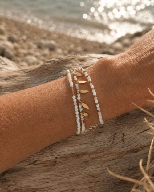bracelet multirang nacre