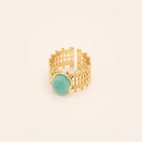 Bague Taya amazonite