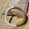 bracelet jonc corne de buffle blanc bracelet jonc corne de buffle blanc