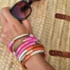 Bracelet corne trio Pink Bracelet corne trio Pink