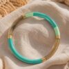 bracelet corne naturelle mint