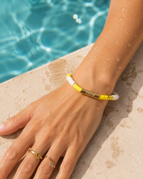 bracelet surf killian jaune
