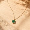 collier lloyd agate verte collier lloyd agate verte