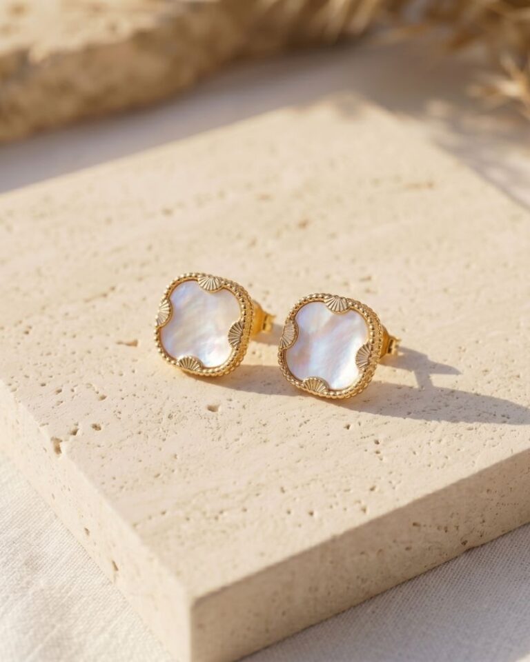 boucles d'oreilles lloyd nacre
