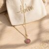 collier emllo rhodonite