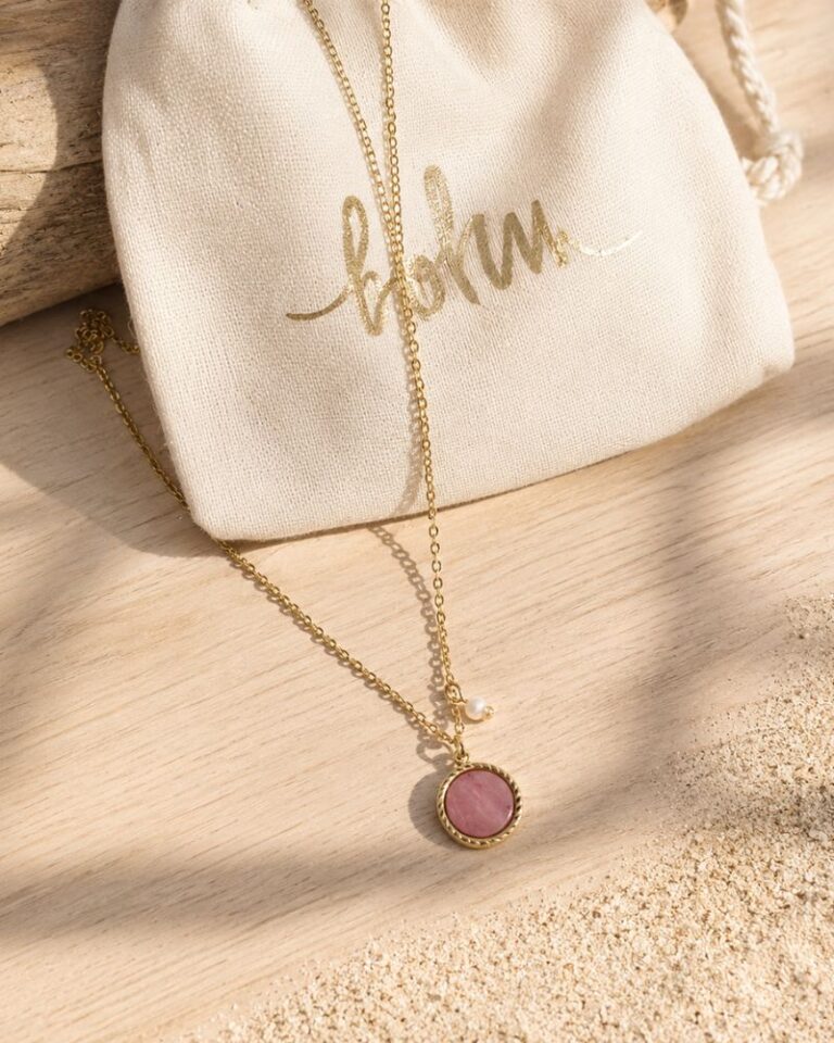 collier emllo rhodonite