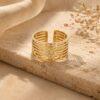 bague lali effet martelé bague lali effet martelé