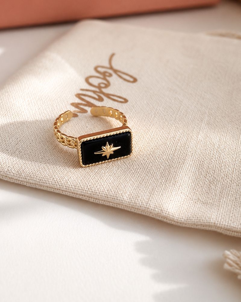 bague aliciane onyx
