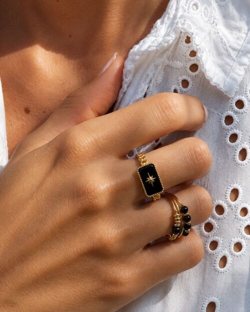 bague aliciane onyx bohm paris