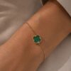 bracelet lloyd agate verte