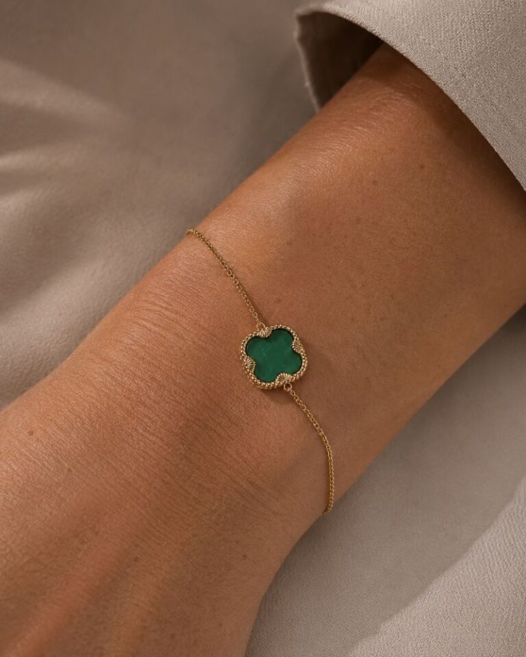 bracelet lloyd agate verte