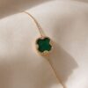 bracelet lloyd agate verte