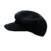 casquette velours fin noir