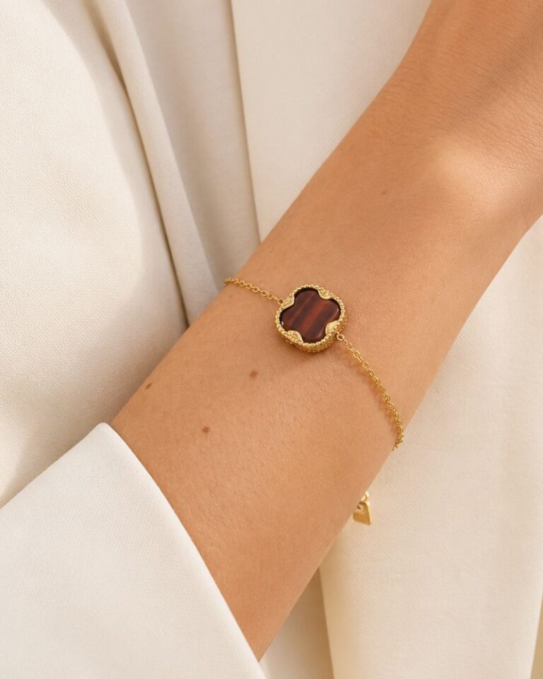 bracelet lloyd pierre œil de taureau marque bohm paris