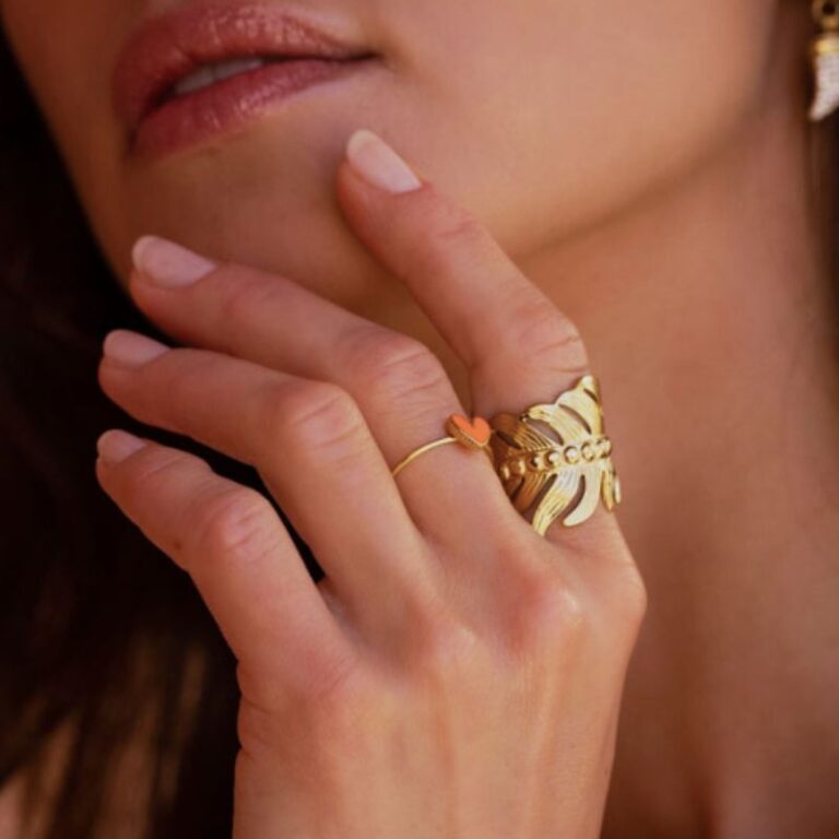 bague RYM feuille Bohm Paris