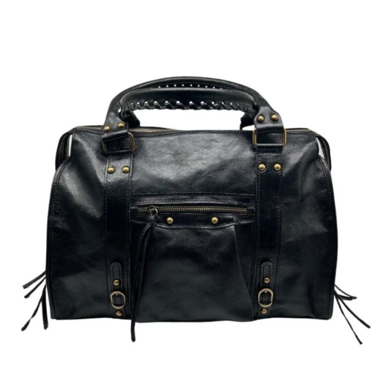 Sac Esprit cuir brossé noir