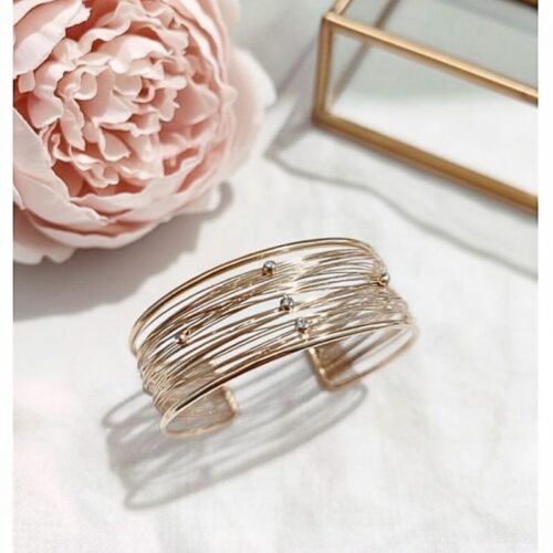 Jonc multirang strass