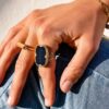 bague zelda pierre de sable bleu