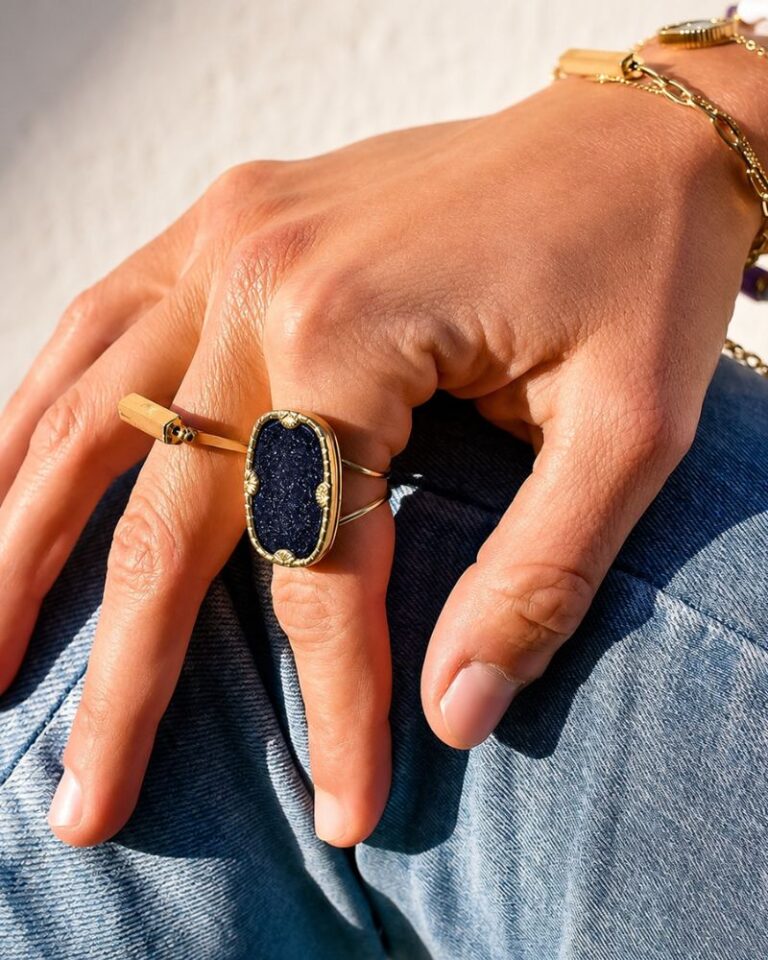 bague zelda pierre de sable bleu