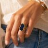 bague zelda pierre de sable bleu bohm paris
