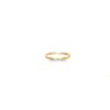 Bague Or anneau martelé