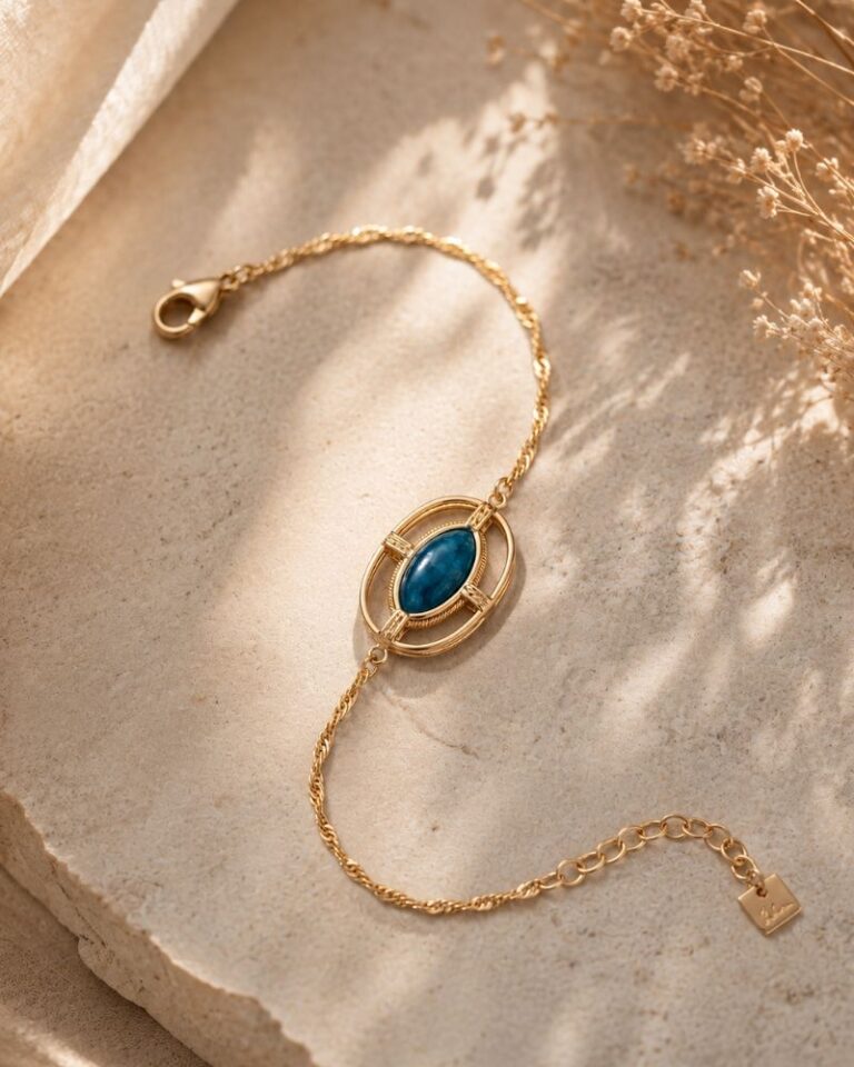 bracelet pierre apatite bracelet pierre apatite bijou bohm paris