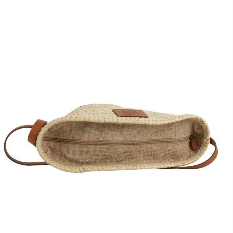 panier mallorca – cuir camel foncé