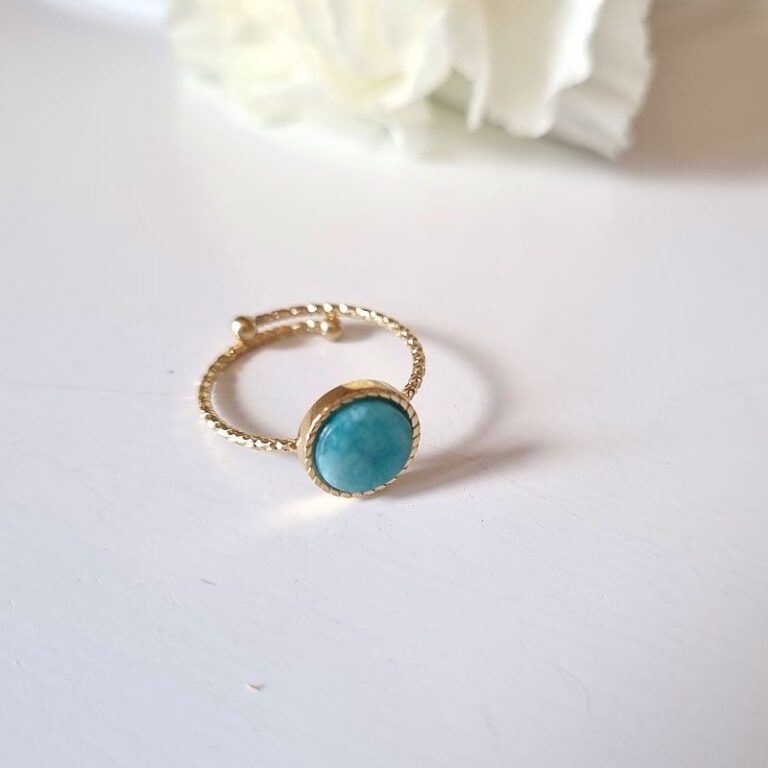 bague amazonite bohm paris