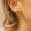 boucles d'oreilles honoré noir boucles d'oreilles honoré zirconium noir bijou bohm paris