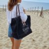 sac cabas de plage xl noir