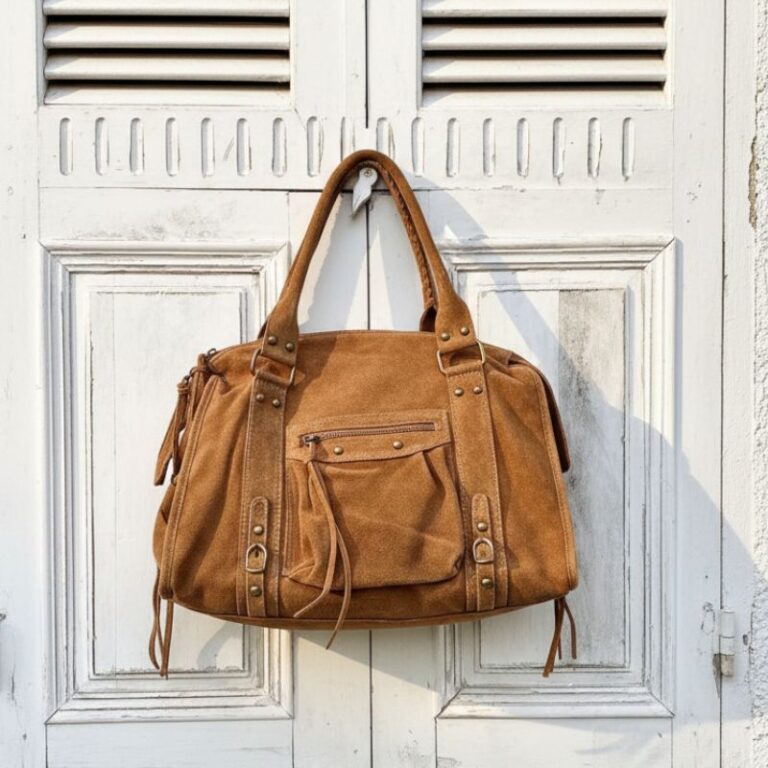 sac esprit daim camel
