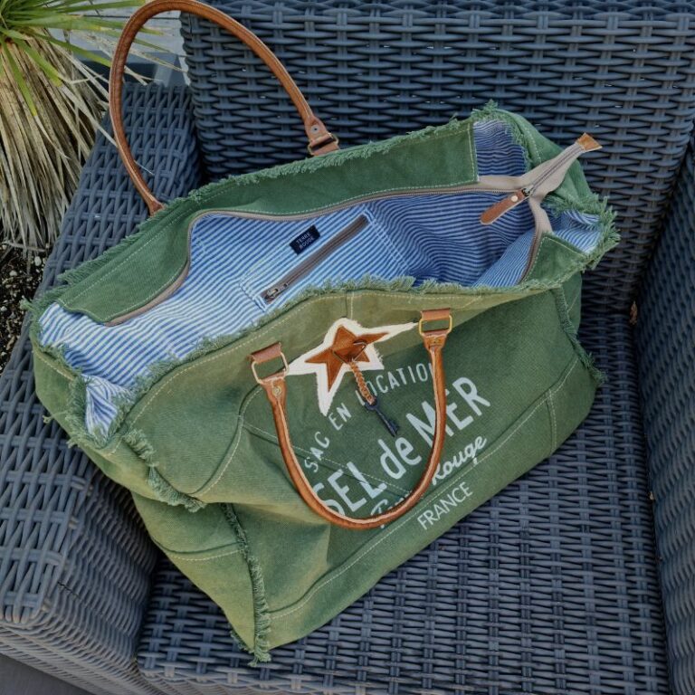 sac cabs de plage XL vert cactus