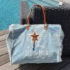 sac toile Denim terre rouge