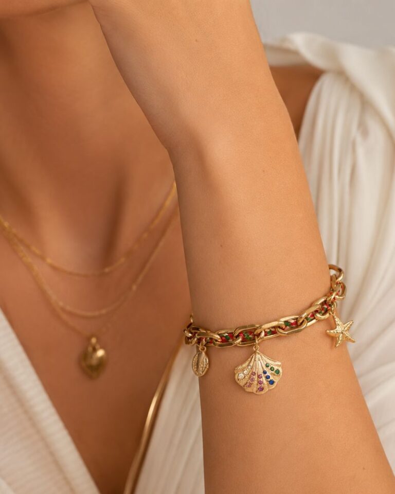 bracelet falia breloques coquillages bohm paris