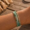 bracelet multitours mile mila bracelet multitours amazonite