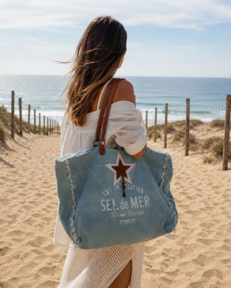 Sac de Plage toile Denim XL