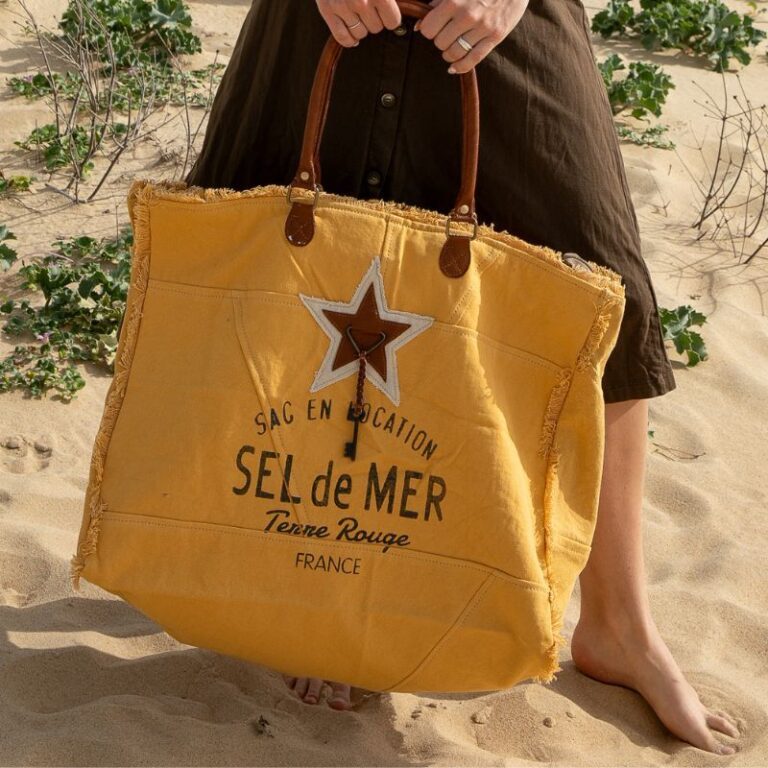 Sac Plage XL jaune