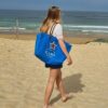sac de plage sel de mer bleu roi