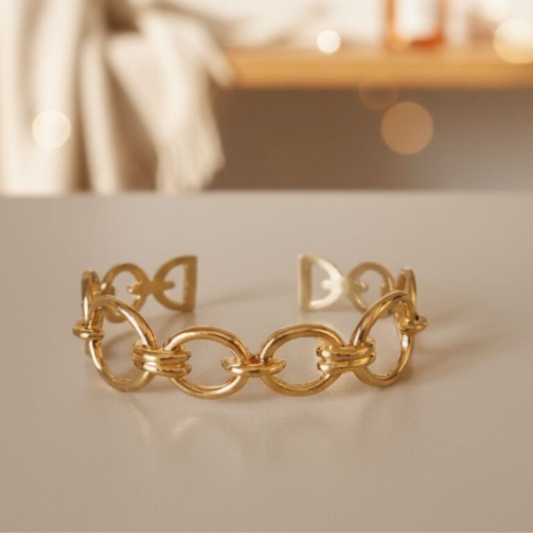 Jonc Or Maillon Chaine